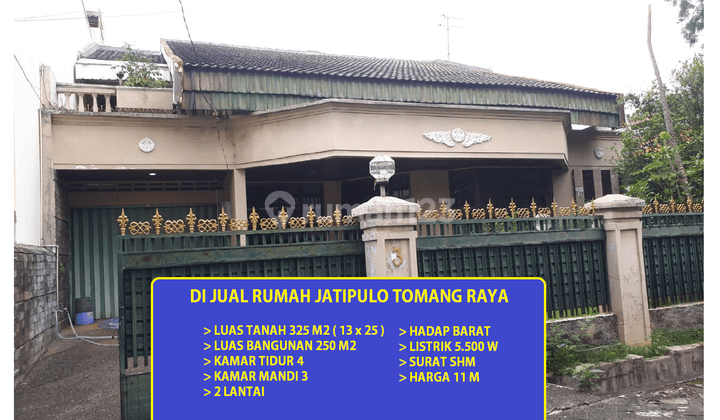 di Jual Rumah Jatipulo Tomang Raya Jakarta Barat 1