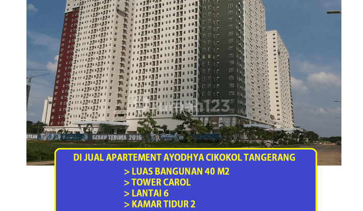 Apartement Apartemen Ayodhya 2 BR Bagus Cikokol Tangerang 1