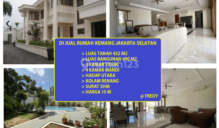 Rumah 2 Lantai Bagus SHM di Jl Kemang, Jakarta Selatan 1