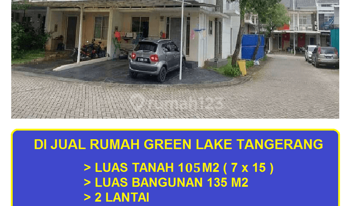 Di Jual Rumah di Green Lake City Cluster Amerika Jakarta Barat 1