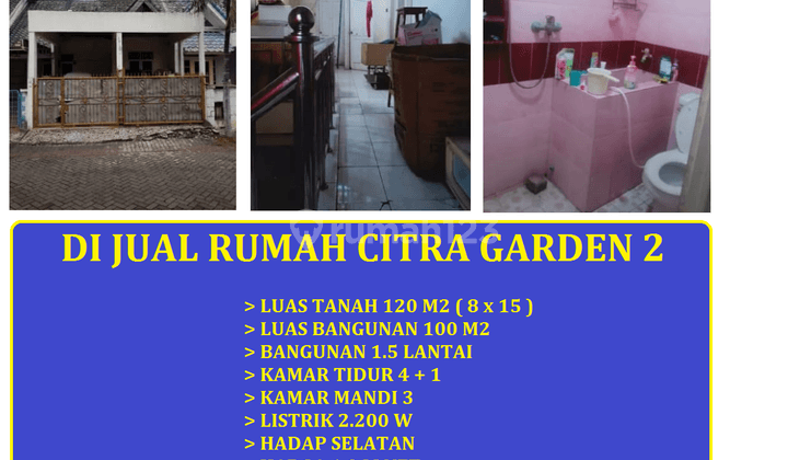 Jual Rumah Citra Garden 2 Kalideres Jakarta Barat 1