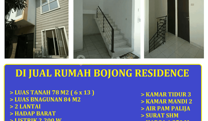 Jual Rumah 2 Lantai Bojong Residence Rawa Buaya Jakarta Barat 8