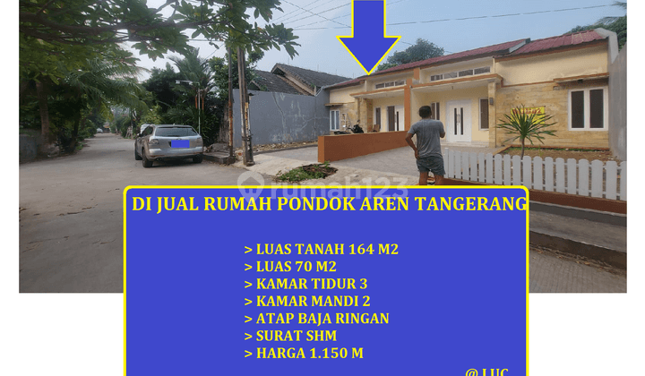 Jual Rumah Baru Jurang Mangu Timur Pondok Aren Tangerang Selatan 1