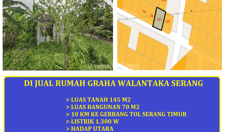 di Jual Rumah Graha Walantaka Serang Banten 1