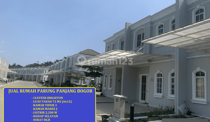 Jual Rumah 2 Lantai di Millenium City Parung Panjang Bogor 1