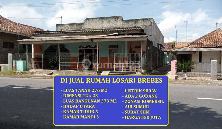 di Jual Rumah Jalan Raya Ciledug Losari Brebes Brebes 1