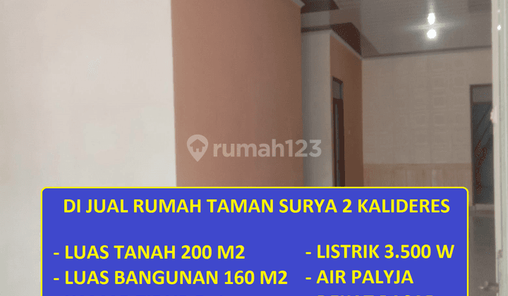 Di Jual Rumah Luas 200 Meter Bagus SHM Taman Surya 2 Jakarta Barat 1