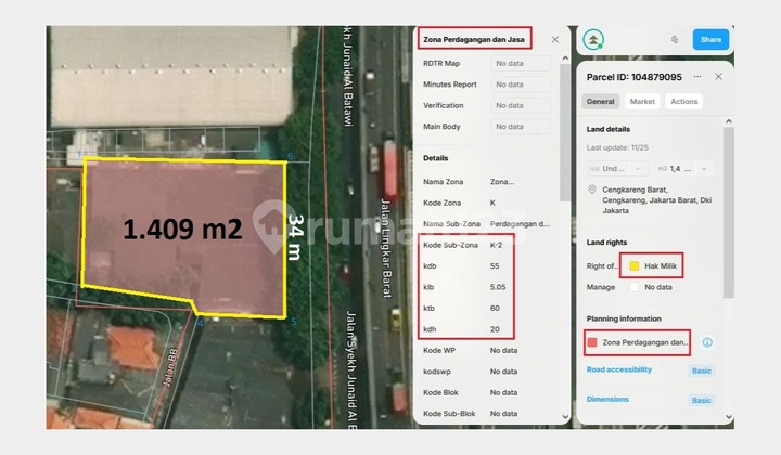 Jual Tanah di Cengkareng Barat Jakarta Barat Jual Tanah di Cengkareng Barat Jakarta Barat