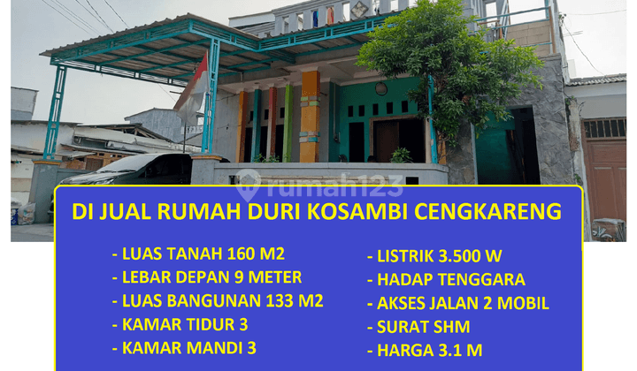 di Jual Rumah Bagus Duri Kosambi Cengkareng Jakarta Barat 1