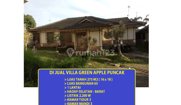 Rumah Bagus SHM di Villa Green Apple, Bogor 1