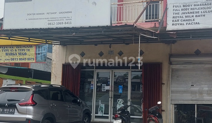 Ruko Murah di Jl Raya Sawangan, Rangkapan Jaya, Pancoran Mas. Dkt dgn Tol Sawangan  1