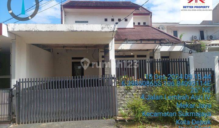 Rumah 2 Lantai Di Griya Depok Asri, Sukmajaya. Dkt Jl Tole Iskandar 2