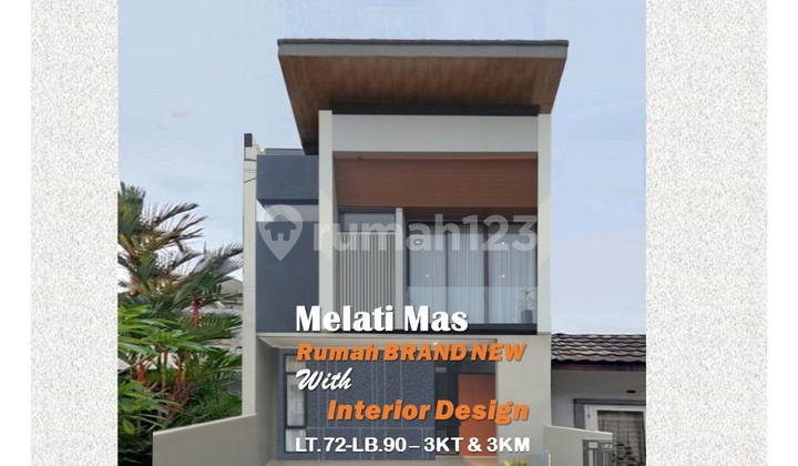 Termurah, Rumah Full Renov dgn konsep open space 3KT dan 3 KM di serpong lgs huni, survey sekarang  