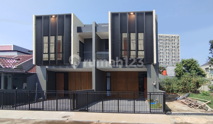 Rumah Furnish 4+1 KT Tinggal Bawa Koper di Melati Mas LT 90 LB 130 Hanya Rp 1,7M- Siap Huni
