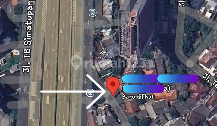Lahan Komersil,Hadap Toll Tb Simatupang,Tuk Kantor,Gudang,Ruko