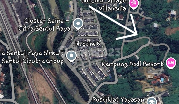 Tanah Sentul,Dekat Citra Sentul & Sirkuit,Bawah Pasar,Termurah