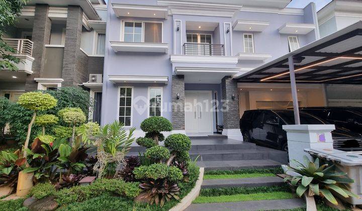 Rumah Mewah Fully Furnish Sudah Renov di Cluster Aquamarine 1