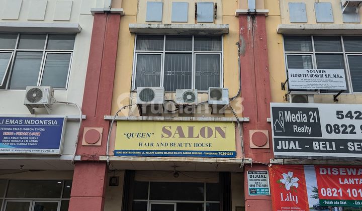 Ruko Sentra Gading Serpong 3 Lantai, Gratis Kartu Akses SMS Mall