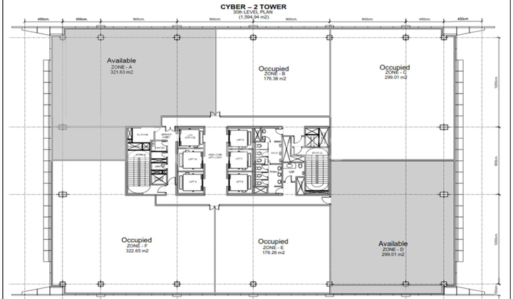 For Rent Office Space in Cyber 2 Tower Building, Kuningan, South Jakarta