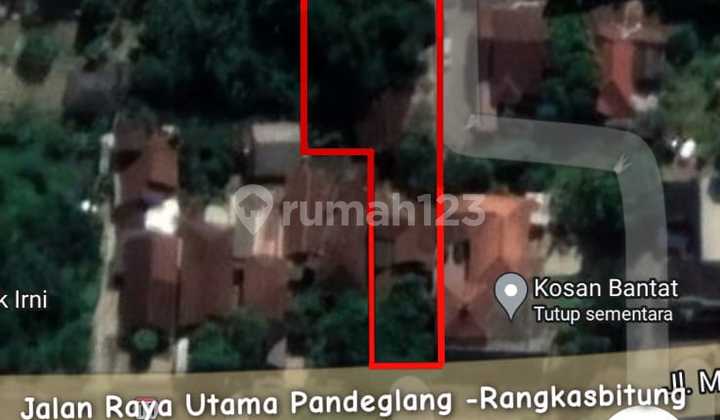 Jual Tanah Murah bonus bangunan lebar 13 meter pinggir jalan raya utama pandeglang Banten Jual Tanah Murah bonus bangunan lebar 13 meter pinggir jalan raya utama pandeglang Banten