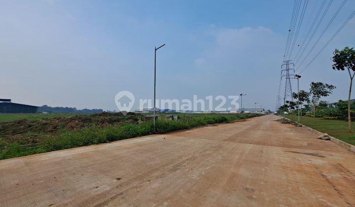 Tanah di area pergudangan lokasi strategis ijin industri limbah B3 harga 5 jutaan per meter Blessindo Legok Tangerang