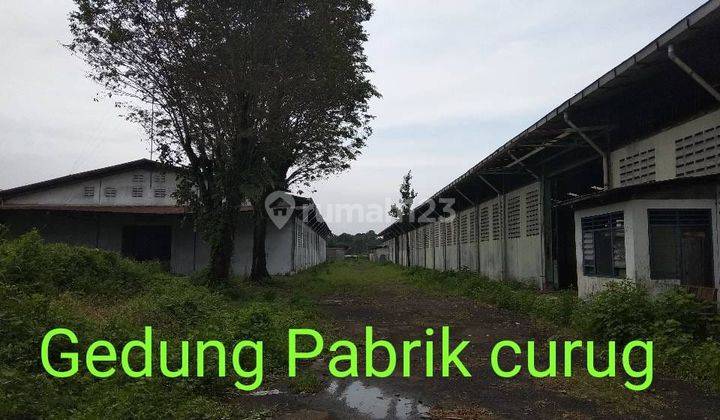 Dijual,pabrik Gudang di Jl Raya Curug Bitung, Luas Tanah Areal 29.515 M2 1