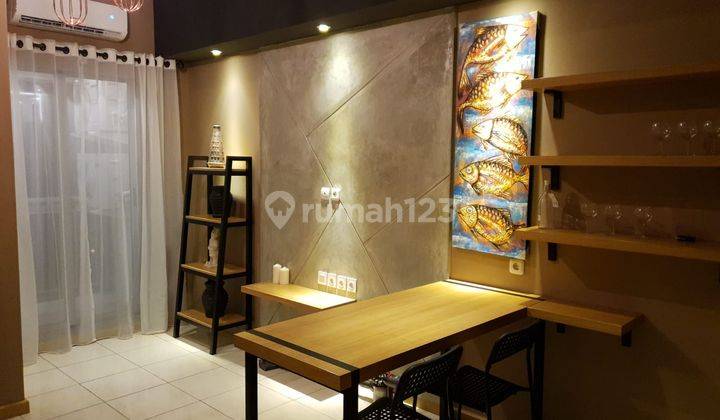 Disewakan Apartemen Midtown Gading Serpong Lb 50m2, Lantai 35 Furnish 2 BR 1