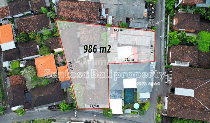 Land for lease 986m² in Sanur Bali 1