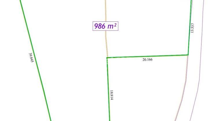 Land for lease 986m² in Sanur Bali 2