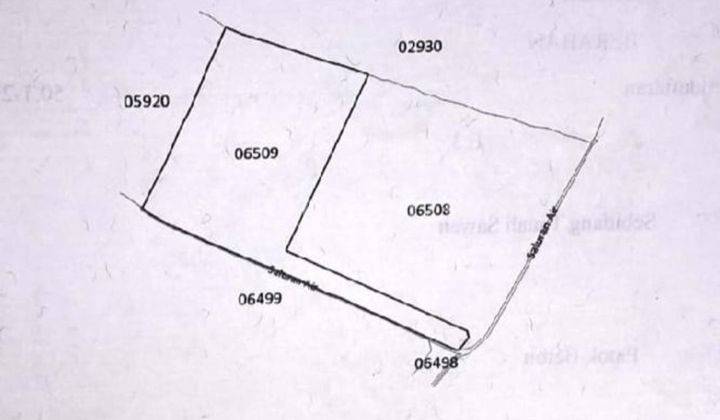 Tanah 1000m² di Pantai Nyanyi Beraban Tabanan , View Sawah 2