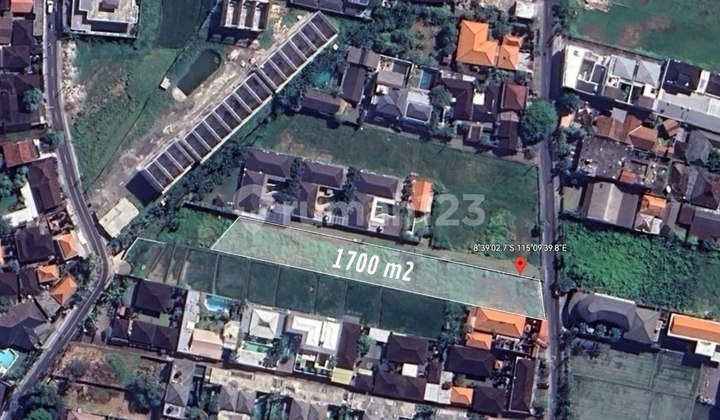 Cheap land in Umalas Kerobokan, 1700m2