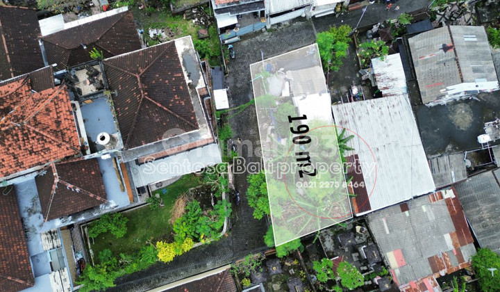 Tanah murah 190m2 padang sambian klod Denpasar barat