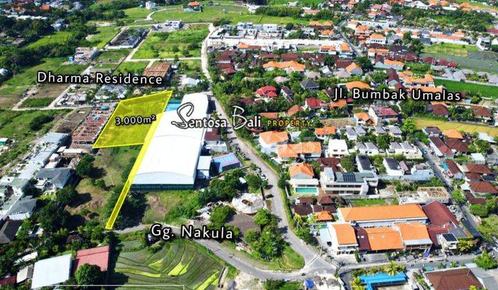 Tanah di Bumbak , Umalas, Badung Lingkungan Villa 7