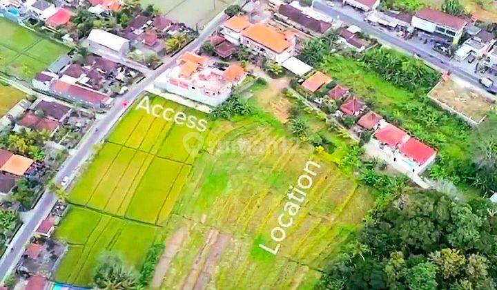 Tanah di Pantai Nyanyi Beraban Tabanan View Sawah 2