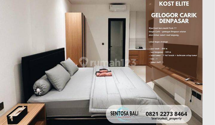 Rumah Kost Elite Dijual di Gelogor Carik Dekat Sunset Road  1