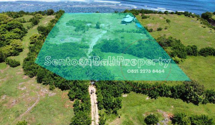 Tanah Tepi Tebing 1 Hektar View Laut di Kutuh Ungasan 