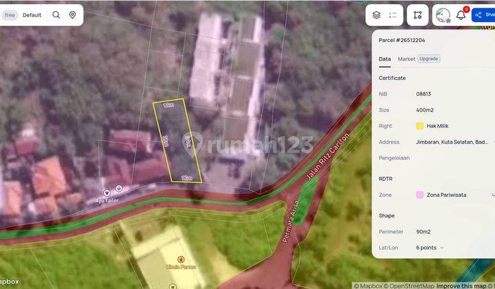 Land 400m² Main Road Karang Mas Jimbaran Bali 2