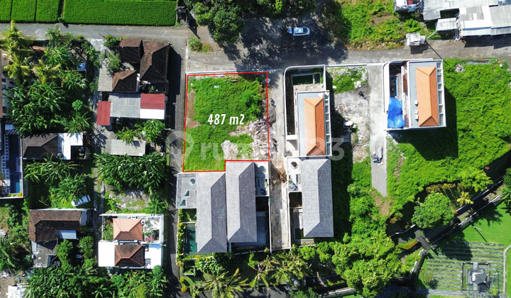 Tanah Kawasan Villa di Beraban Tanah Lot 487M² Tabanan