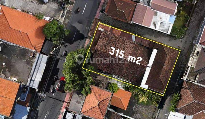 Tanah 315m² ada Bangunan lama di Suli Dangin puri Denpasar  1