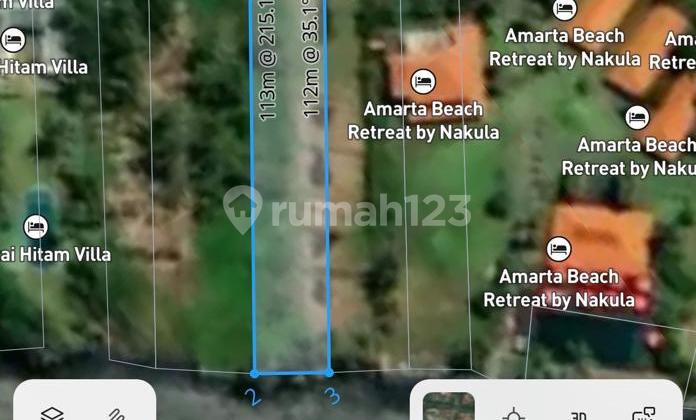 Beachfront Land for Sale - Pasut Beach Tabanan 1475m²