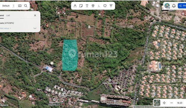 Land For Leasehold In Sawangan Nusa Dua Bali 1.28 Hectares 1