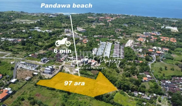 Tanah Murah di Melasti II kutuh Nusa dua Luas 97 are