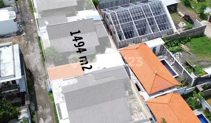 Tanah Kutat Lestari Sanur 1494M2 - Bonus 5 Joglo Villa Units