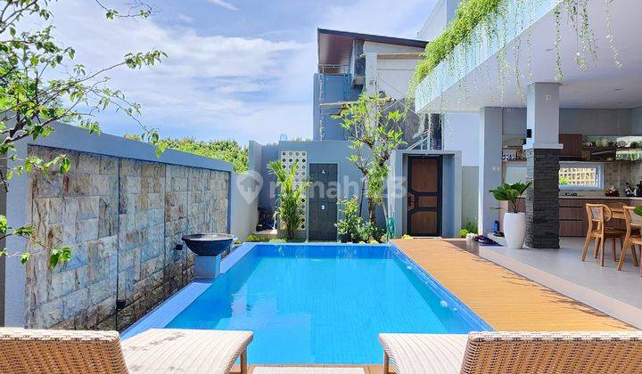 Brand New 3 Bedrooms Modeen Villa Ocean View di Ungasan  2