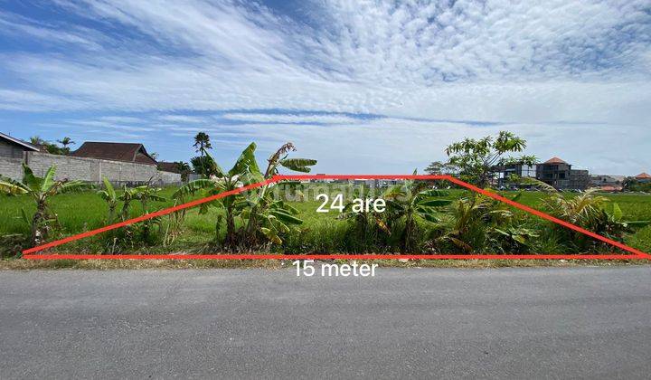 Land For Lease 2400sqm In Cemagi Canggu Bali 1