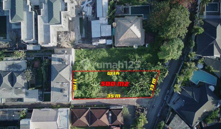 Tanah 500m² di Jln Tengah Umalas , Kerobokan  1