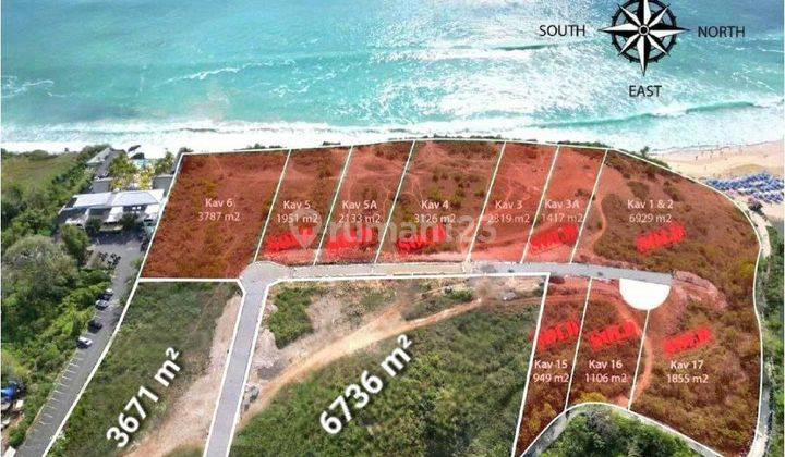 Commercial Land for Sale near El Kabron Beachclub - Cemongkak Beach, 6736m2 & 3671 m2 2