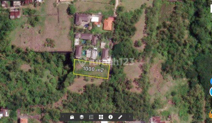 Tanah 1000m² View Laut Dekat Melasti Ungasan , Lingk Villa