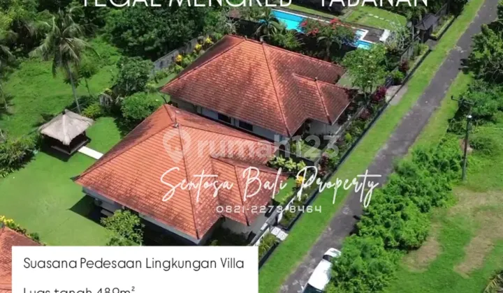 Villa in Tegal Mengkeb, Beraban, Tabanan - 3BR area 489m²