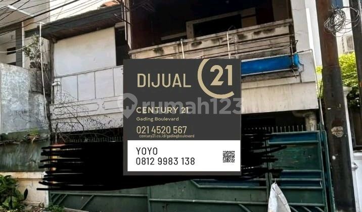 Rumah Tua Hitung Tanah Kelapa Gading Jual Murah